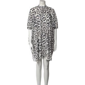 Baja East Animal Print Mini Shift Dress Size 00